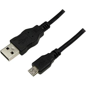 Produktbild für Ladekabel LogiLink CU0034, schwarz, 1,8m