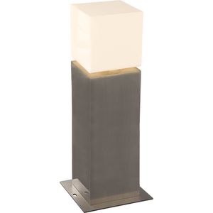 Wegeleuchte SLV Square Pole 60, silber, mit 230 V Netzstrom