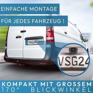 Produktbild für Rückfahrkamera VSG24 Navigator 24595, schwarz