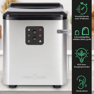 Produktbild für Eiswürfelmaschine Proficook PC-EWB 1253, Edelstahl
