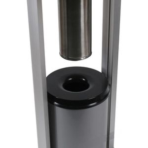 Produktbild für Aschenbecher Showdown-Displays Smoking Table, silber, Outdoor