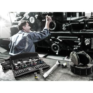 Produktbild für Werkzeugtasche Wera 8100 SB 7 Metal-Knarre Push