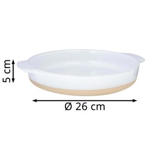 Produktbild für Auflaufform Lurch Terra Nova 00230535, weiß/creme, aus Keramik