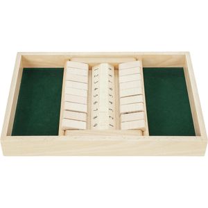 Produktbild für Würfelspiel Goki 56897, Shut the Box Doppelspiel