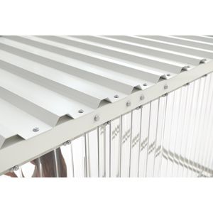 Produktbild für Personenunterstand WSM Jena Maxi K, grauweiß, aus Metall