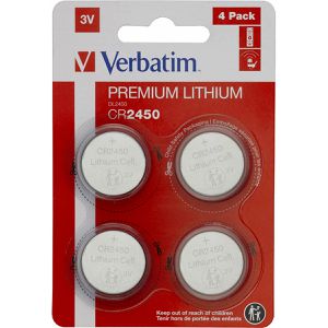 Produktbild für Knopfzelle Verbatim Premium, CR2450
