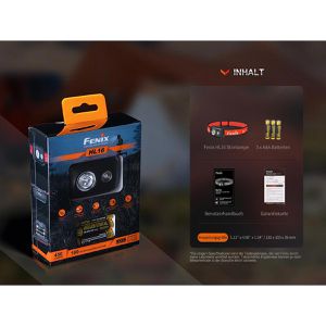 Produktbild für Stirnlampe Fenix HL16 LED, mit Batterie