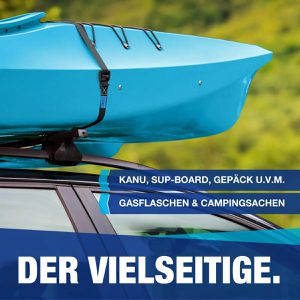 Produktbild für Spanngurt NTG LS.8205, schwarz, Gummiprotektor &amp; Klemmschloss
