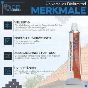 Produktbild für Dichtmasse DIP-Tools Premium Abdichtung, 80ml