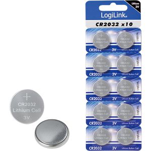 Produktbild für Knopfzelle LogiLink CR2032