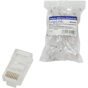 Produktbild für Modularstecker LogiLink MP0002, Cat.5e, RJ45