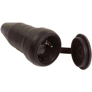 Schutzkontakt-Kupplung as-Schwabe 60419, schwarz