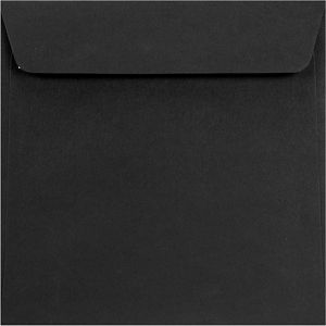 Produktbild für Briefumschläge Netuno Aster Burano Nero, schwarz