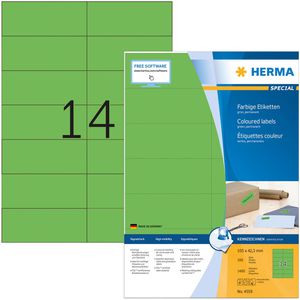 Universaletiketten Herma 4559, Special, grün