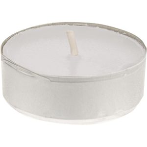 Produktbild für Teelichter Gies-Kerzen 205-419001-10, weiß