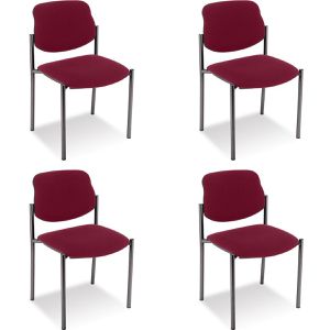 Produktbild für Besucherstuhl Nowy-Styl Styl black, stapelbar