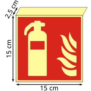 Produktbild für Hinweisschild Abtec ISO 7010 F001 Kunststoff, Fahnenschild