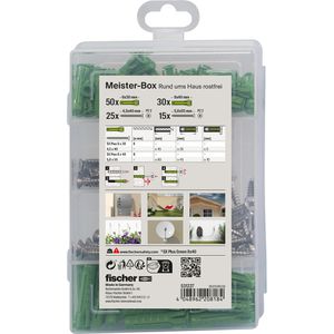 Produktbild für Schrauben-Dübel-Set Fischer 531227, Rund ums Haus