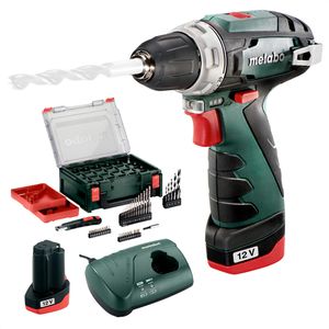 Akku-Bohrschrauber Metabo PowerMaxx BS BASIC SET