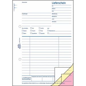 Produktbild für Lieferscheinbuch Zweckform 721, A5