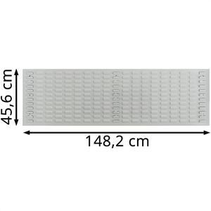 Produktbild für Werkzeugwand ADB 23024, lichtgrau, aus Metall