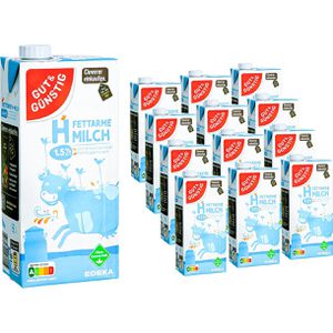 Produktbild für Milch Gut&Günstig fettarme H-Milch 1,5% Fett