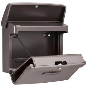 Produktbild für Briefkasten Burg-Wächter Bremen 885 BR, braun, aus Kunststoff