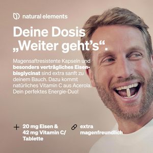 Produktbild für Eisen natural-elements 180 Kapseln