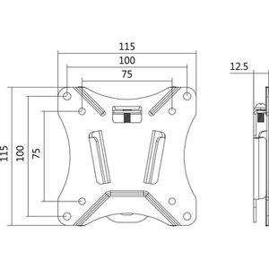 Produktbild für Monitorhalterung LogiLink BP0073