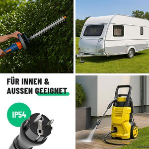 Produktbild für Schutzkontaktstecker Greate 501400, 16 A / 230 V, schwarz