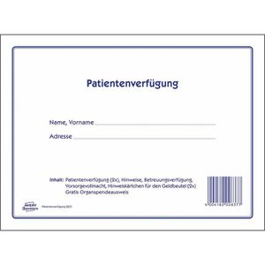 Produktbild für Patientenverfügung Zweckform 2837