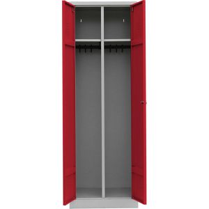 Produktbild für Spind Lüllmann 510424, Doppelspind, rot