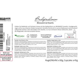 Produktbild für Geschenkset BRUBAKER Badepralinen Blossom &amp; Hearts
