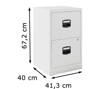 Produktbild für Hängeregisterschrank Bisley-Home PFA2-696