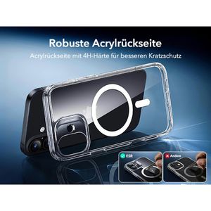 Produktbild für Handyhülle ESR Classic Hybrid HaloLock, MagSafe, transparent