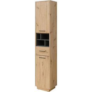 Produktbild für Badschrank Vicco Beatrice, 4 Füße, anthrazit / artisan eiche