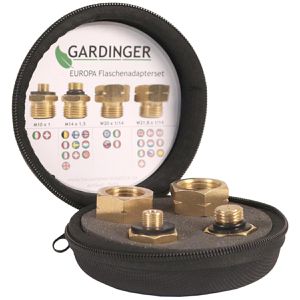 Produktbild für Gasflaschen-Adapter Gardinger 130402, BOX EUROPA, Set