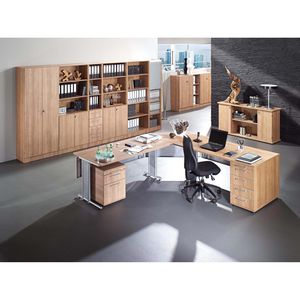 Produktbild für Aktenschrank Hammerbacher Solid 6550, aus Holz
