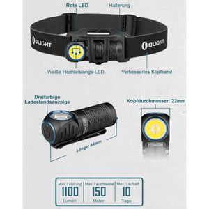 Produktbild für Stirnlampe Olight Perun 2 Mini LED wiederaufladbar