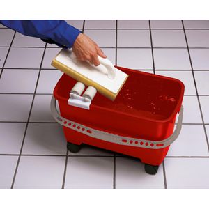 Produktbild für Fliesenwaschset Triuso FLSET, Eimer mit Rädern, 22 Liter