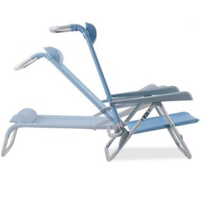 Produktbild für Campingstuhl Relaxdays 10026478, blau, bis 120 kg