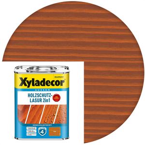 Xyladecor Holzlasur Holzschutz-Lasur 2in1, 0,75l, außen, teak, matt