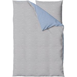Bettwäsche Setex Wendebettwäsche, blau, grau, Feinbiber