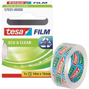 Klebeband Tesa 57035, Eco & Clear, 15mm x 10m