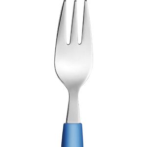 Produktbild für Kuchengabeln Amefa Pixel Blue Lagoon, blaue Kunststoffgriffe