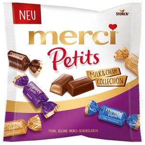 Minischokolade Merci Petits Milk & Cream Collection