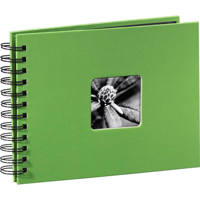 Fotoalbum x Fotos, grün Fine schwarze für – Hama AG Spiralalbum, 50 17 94880, 50 Art Seiten Böttcher 24 cm,