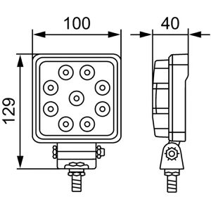Produktbild für Zusatzscheinwerfer Hella ValueFit S1500, 12 V / 24 V, LED