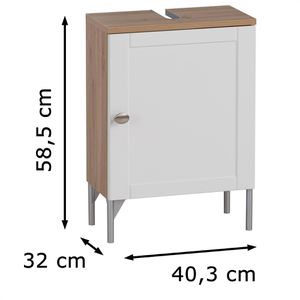 Produktbild für Waschbeckenunterschrank Schildmeyer Jesper 155985, stehend