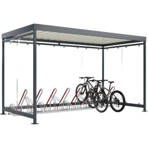 Produktbild für Fahrradunterstand WSM Economy Köln Bike K4 2502 XBF, anthrazit